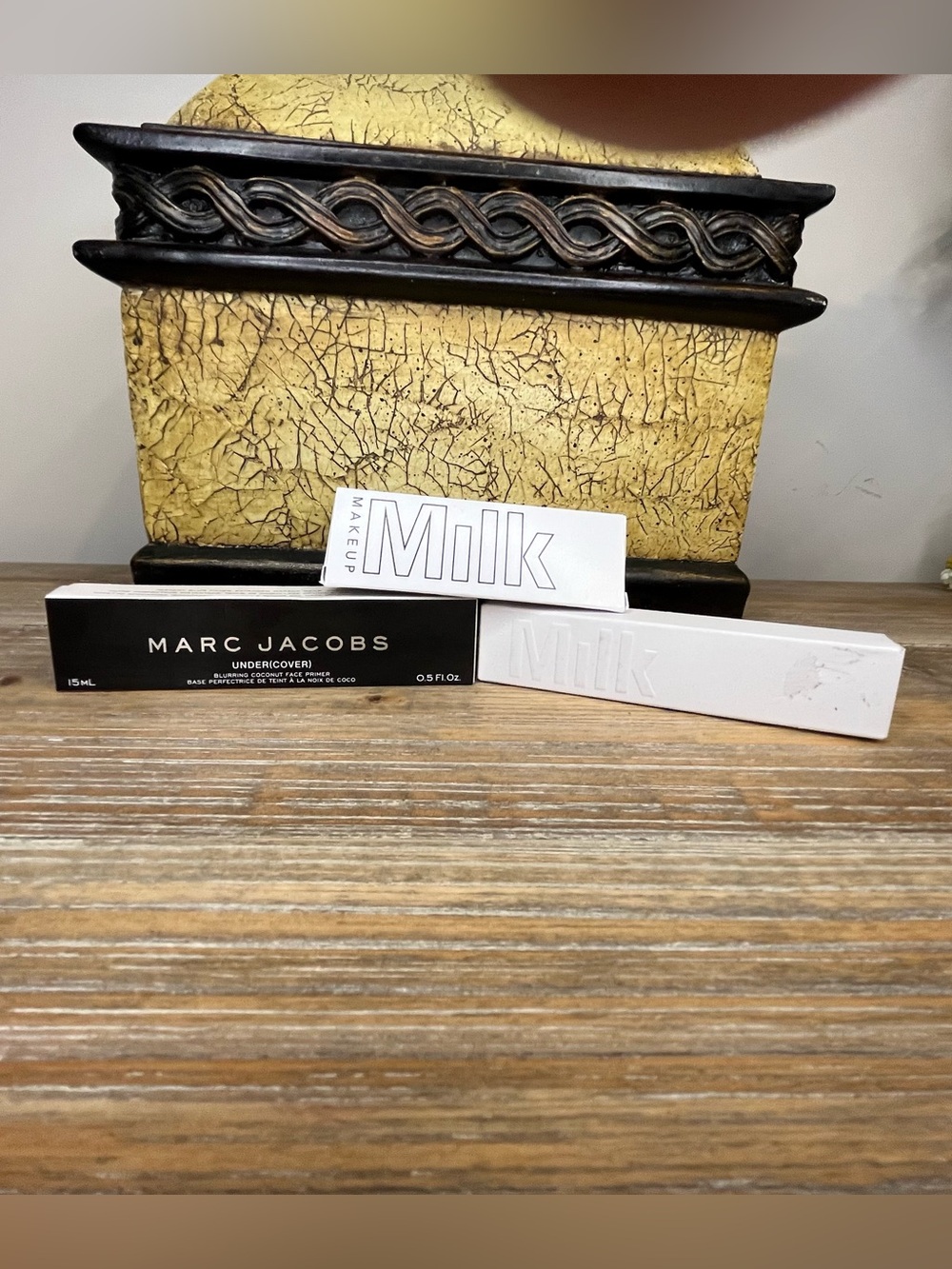 Marc Jacobs Blurring Primer & Milk Makeup Kush Brow + Flex Concealer Bundle